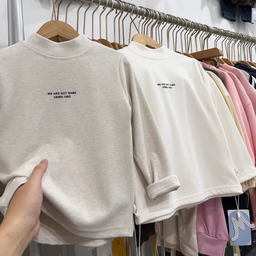 儿童打底衫冬季加厚简约百搭软糯亲肤男童女童长袖半高领保暖上衣,淘宝优惠券,粉丝福利购,淘宝优惠卷