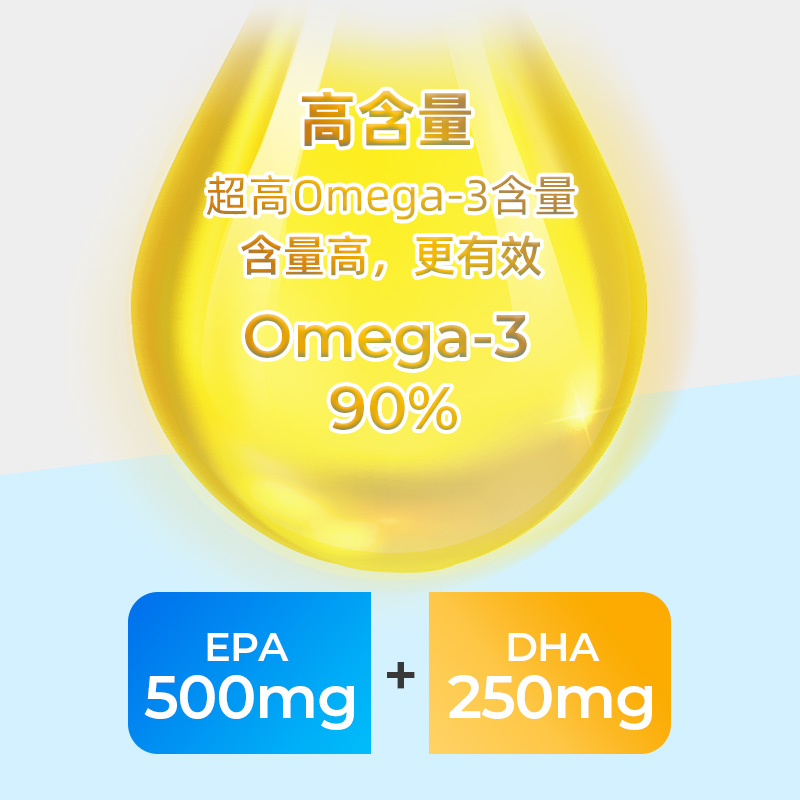 Leven乐馚高含量浓缩多烯液体鱼油50ml/瓶omega3浓度高有机健康 - 图1