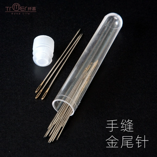 16 Золотой хвостовой вышитой иглы ручной работы ручной работы