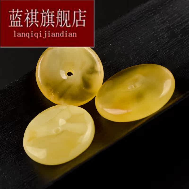 新款蜜蜡吊坠鸡油黄老蜜原石毛衣链 兽志项坠/吊坠