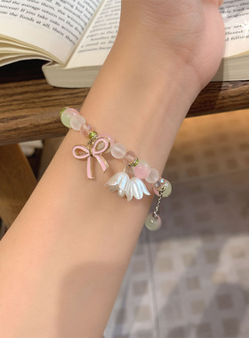 2024国风新中式铃兰花手链手串