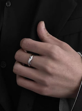 莫比乌斯环戒指情侣对戒