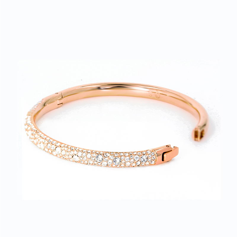 Swarovski/施华洛世奇24年新品玫瑰金色耀眼星尘水晶手镯5688611