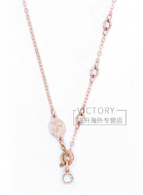 玫瑰金色蝴蝶结Swarovski女水晶