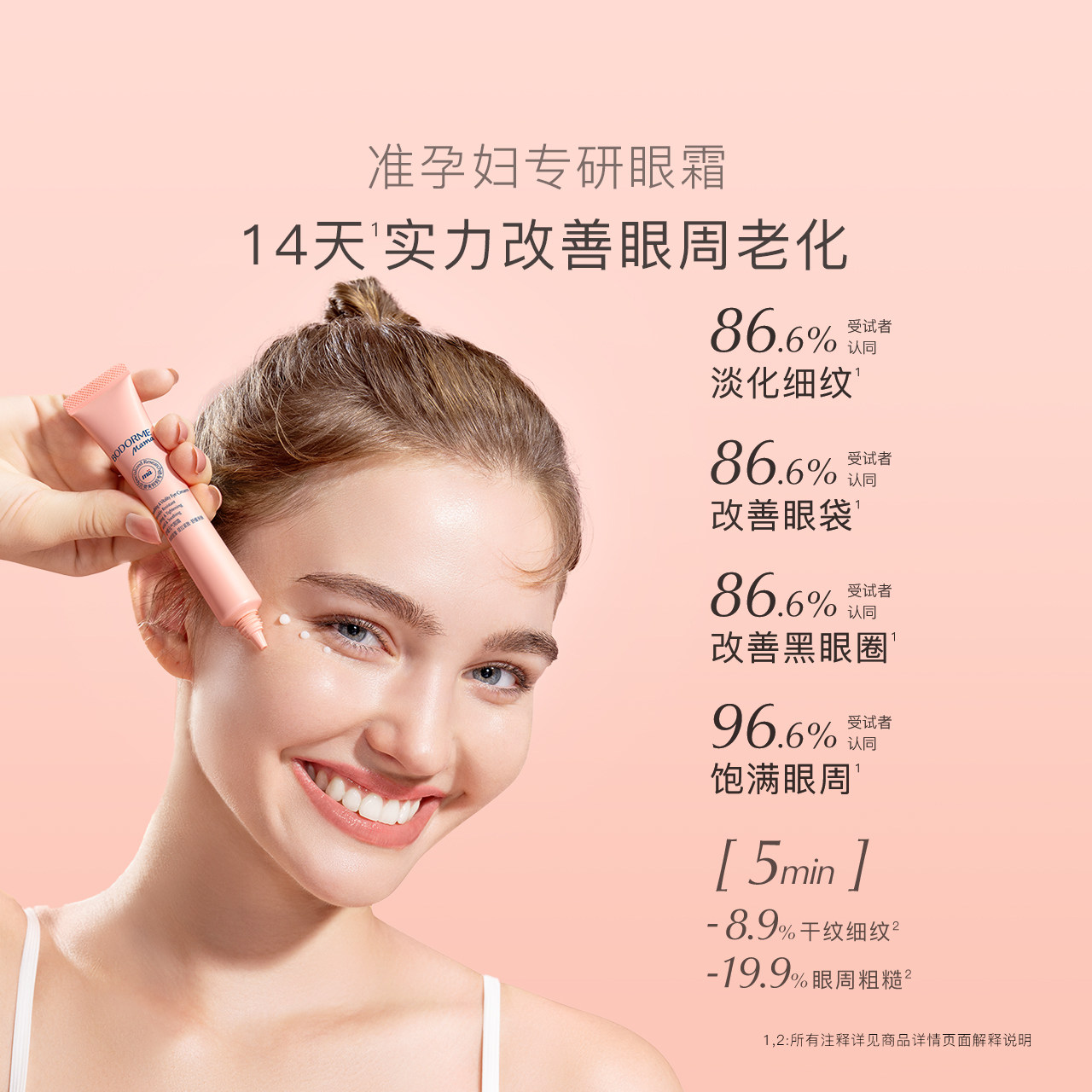 贝德美mama准孕妇眼霜补水保湿眼部精华霜紧致化妆品准孕期护肤品,淘宝优惠券,粉丝福利购,淘宝优惠卷