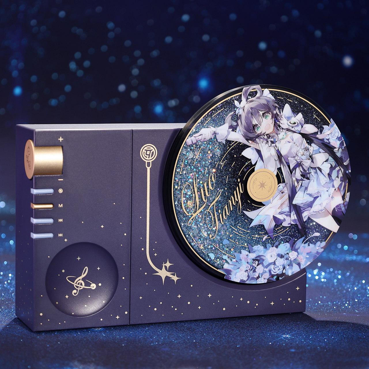 bilibiliGoodsVsinger洛天依万华依绘系列旋转流沙蓝牙音响 - 图2