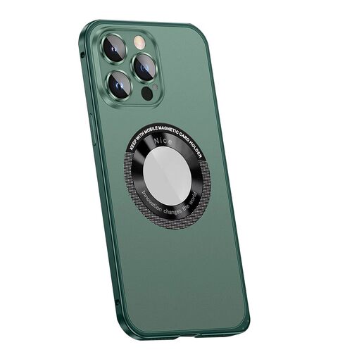 适用苹果17promax+手机壳14新款15Plus高级16pm磨砂磁吸iPhone13pro铝合金属边框弹扣硬壳12护镜的男女手机套 - 图0