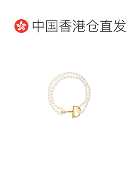 1h可退 香港直邮Gucci 金色仿珍珠项链 855008JCF27吊坠