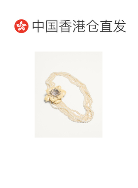 香港直邮VALENTINO 男士项链 YJ0Y47KFH9SL AW2025 米白色 串珠项