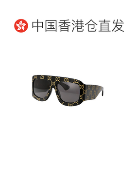 1h可退 香港直邮GUCCI 男士太阳镜 GG0983S004 AW2025 灰色 徽标