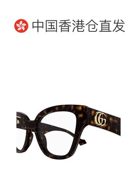 1h可退 香港直邮Gucci 古驰 女士 几何框平光镜 GG1424O colorful