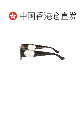 1h可退 美国直邮Gucci 古驰 女士 Hailey 圆形太阳眼镜 GG2123SA0