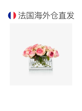 欧洲直邮Baccarat巴卡拉 Mille Nuits透明水晶多面切割花瓶