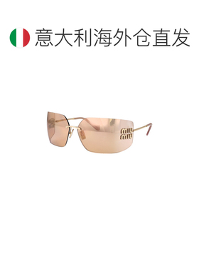 1h可退 香港直邮MIU MIU 女士眼镜 0MU54YSZVN20F SS2026 金色 0M