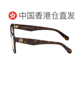 1h可退 香港直邮LOEWE 罗意威 女士 棕色 Anagram 眼镜 LW50115I5