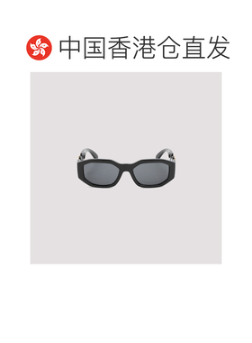 1h可退 香港直邮versace 范思哲 女士 BIGGIE 黑色太阳眼镜 0VE43