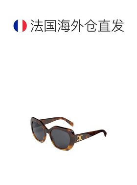 欧洲直邮CELINE/赛琳 23年新款 TRIOMPHE 06系列 女士黑色镜片渐