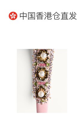 香港直邮Valentino VALENTINO 刺绣羊毛真丝发带 【付后1h可退】