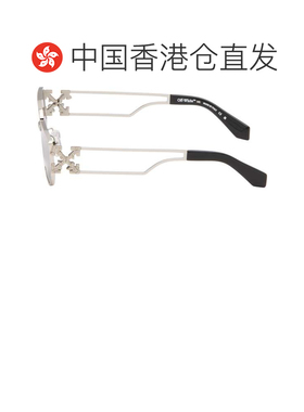 1h可退 香港直邮off-white 男士 银色 Allen 太阳镜 OW1027720760