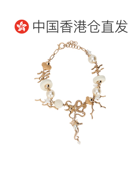 香港直邮Weekend Max Mara 女士 ABYSS 金属拉菲草编织项链 WKALE