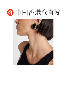 香港直邮Alaia 女士 球形耳环 black黑色 舒适时【付后1h可退】