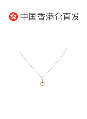香港直邮Gucci 马衔扣 18k 钻石吊坠项链 837599J8540