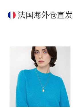 自营欧洲直邮Burberry博柏利 Charm系列女士金色黄铜链环项链