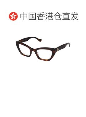1h可退 香港直邮GUCCI 女士眼镜 GG1334O002 SS2026 黑色 GG1334O