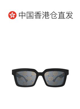 香港直邮Gucci 古驰 男士 几何框太阳镜 GG1543S black黑色 舒适