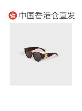 1h可退 香港直邮CELINE 女士太阳镜 4S328CPLB19HD SS2026 棕色 T