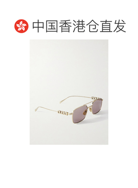 1h可退 香港直邮Gucci 古驰 女士 矩形太阳镜 GG1804S metal金属