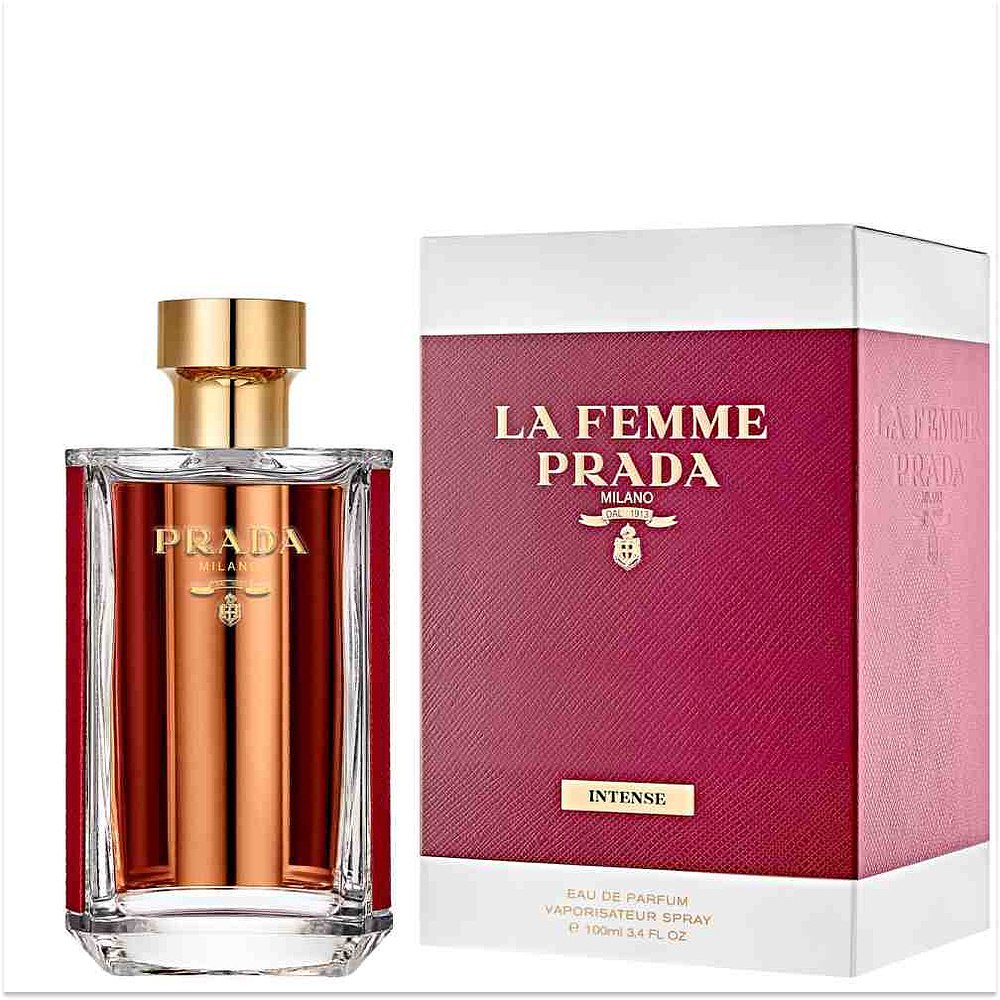 欧洲直邮普拉达殷红淑女香水 PRADA La Femme Intense EDP 100ML - 图2