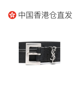 Saint Laurent 黑色Monogram 扣环腰带 5【付后1h可退】