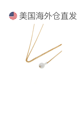 美国直邮toteme 女士 水晶水滴项链 white白色 舒适时尚