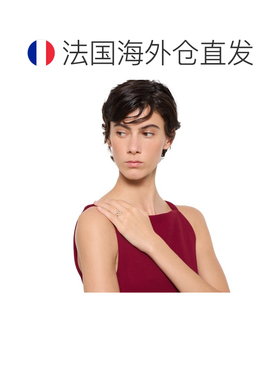 自营欧洲直邮GUCCI古驰 GG Marmont金色黄铜水晶戒指男女通用