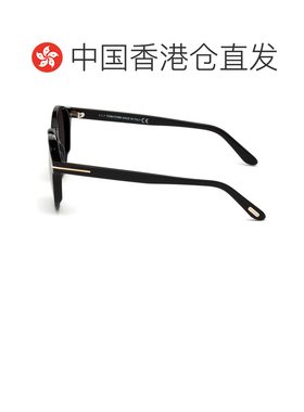 香港直邮Tom Ford 黑色圆框设计太阳镜 FT0591汤姆福特配饰