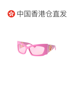 香港直邮GUCCI 女士眼镜 GG1412S003 AW2025 粉红色 几何框太阳镜