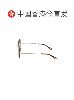 1h可退 香港直邮Chloe 蔻依 女士 波纹太阳镜 CH0047S metal金属