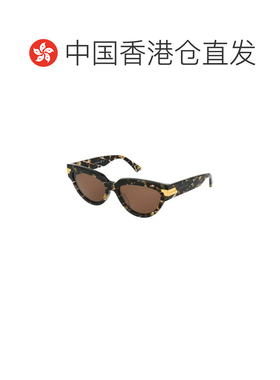1h可退 【99新未使用】香港直邮Bottega Veneta logo太阳镜 BV103