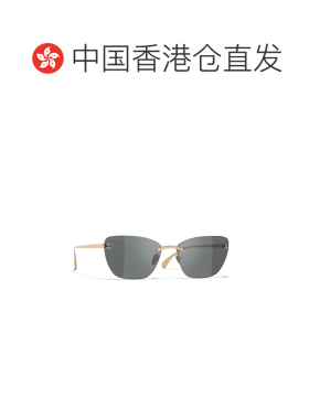 香港直邮CHANEL 女士眼镜 CH4286TC395S4 CO 灰色 几何框太阳镜