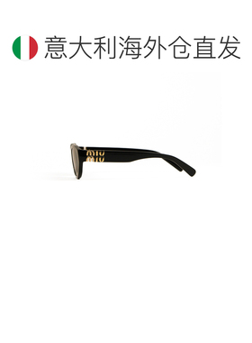 欧洲直邮miu miu/缪缪镜腿徽标太阳镜太阳镜logo墨镜MUA03S