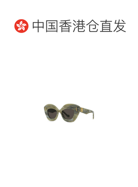 香港直邮LOEWE 女士太阳镜 LW40127I60E AW2025 绿色 全框太阳镜