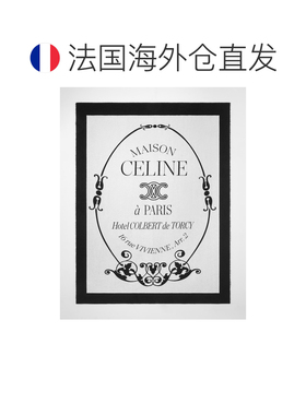 欧洲直邮自营CELINE思琳 中性白色/黑色羊毛羊绒【付后1h可退】