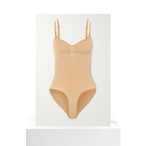 1h可退 香港直邮SKIMS 女士 Sculpt Brief - Ochre 无缝连体衣 BD - 图3