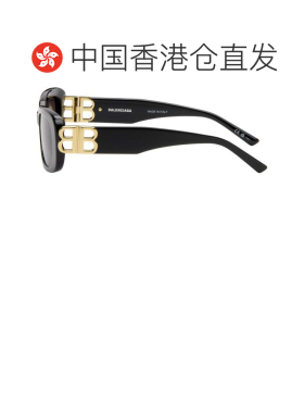1h可退 香港直邮Balenciaga 巴黎世家 男士 黑色太阳镜 BB0310SK0