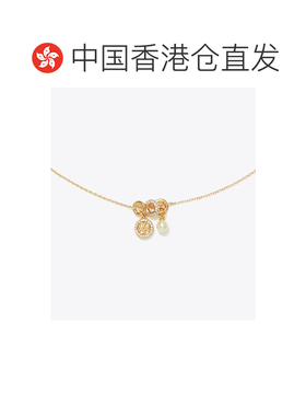 香港直邮TORY BURCH 女士项链 180877749 SS2026 金色 ICON 密钉