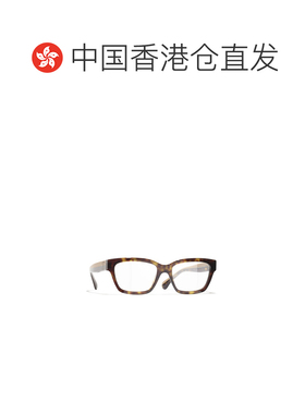 1h可退 香港直邮CHANEL 女士眼镜 CH3503BC714 CO 白色 全框平光