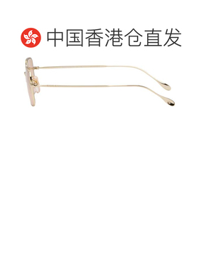 1h可退 香港直邮Gucci 古驰 男士 金色 Institutional Logo 太阳