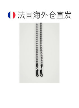 自营欧洲直邮COS 男士黑色/白色黄铜太阳镜新款