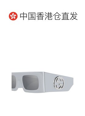 香港直邮Gucci 古驰 女士 几何框太阳镜 GG1646S grey灰色 舒适时